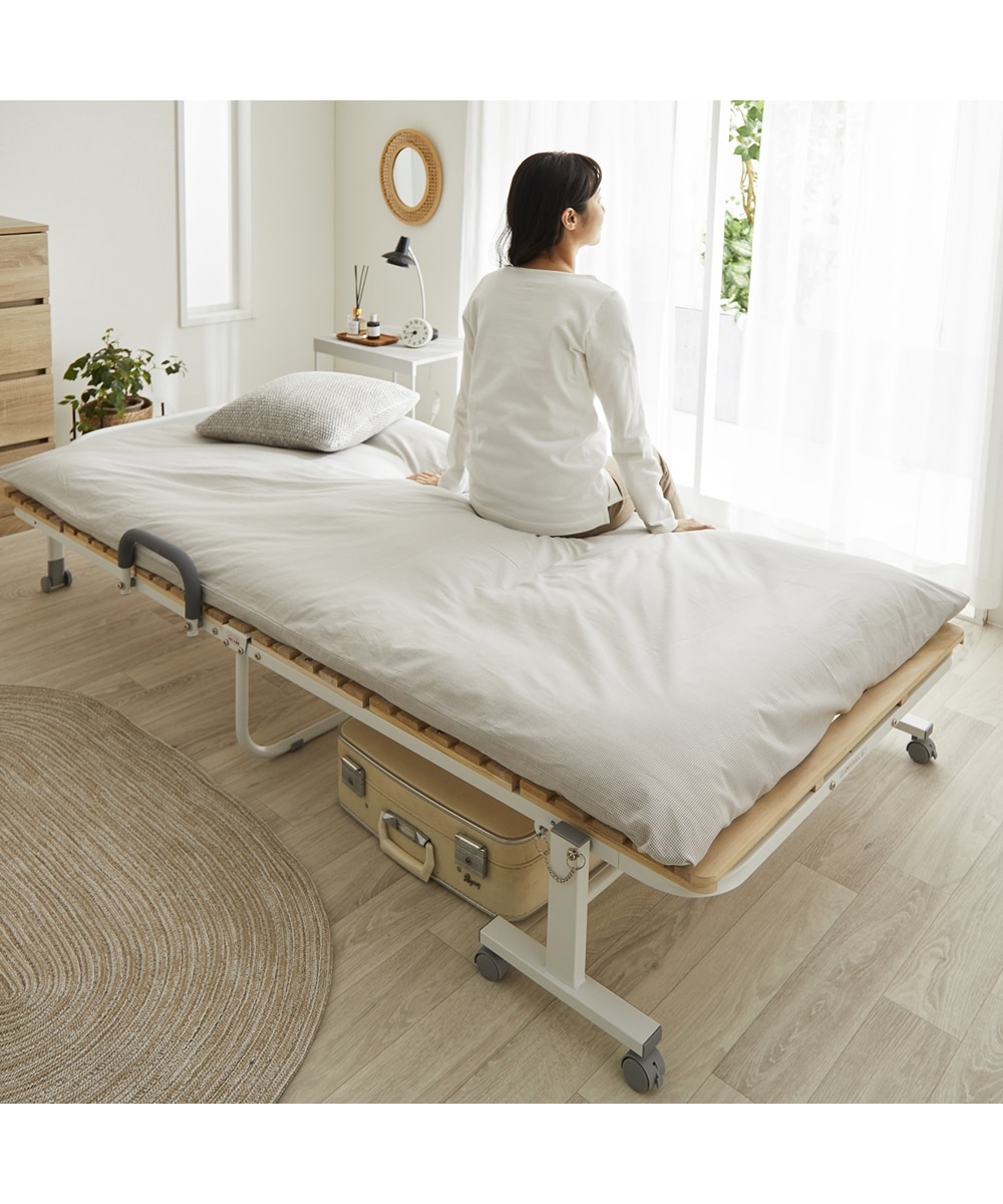 折りたたみ桐すのこベッド 通販【ニッセン】