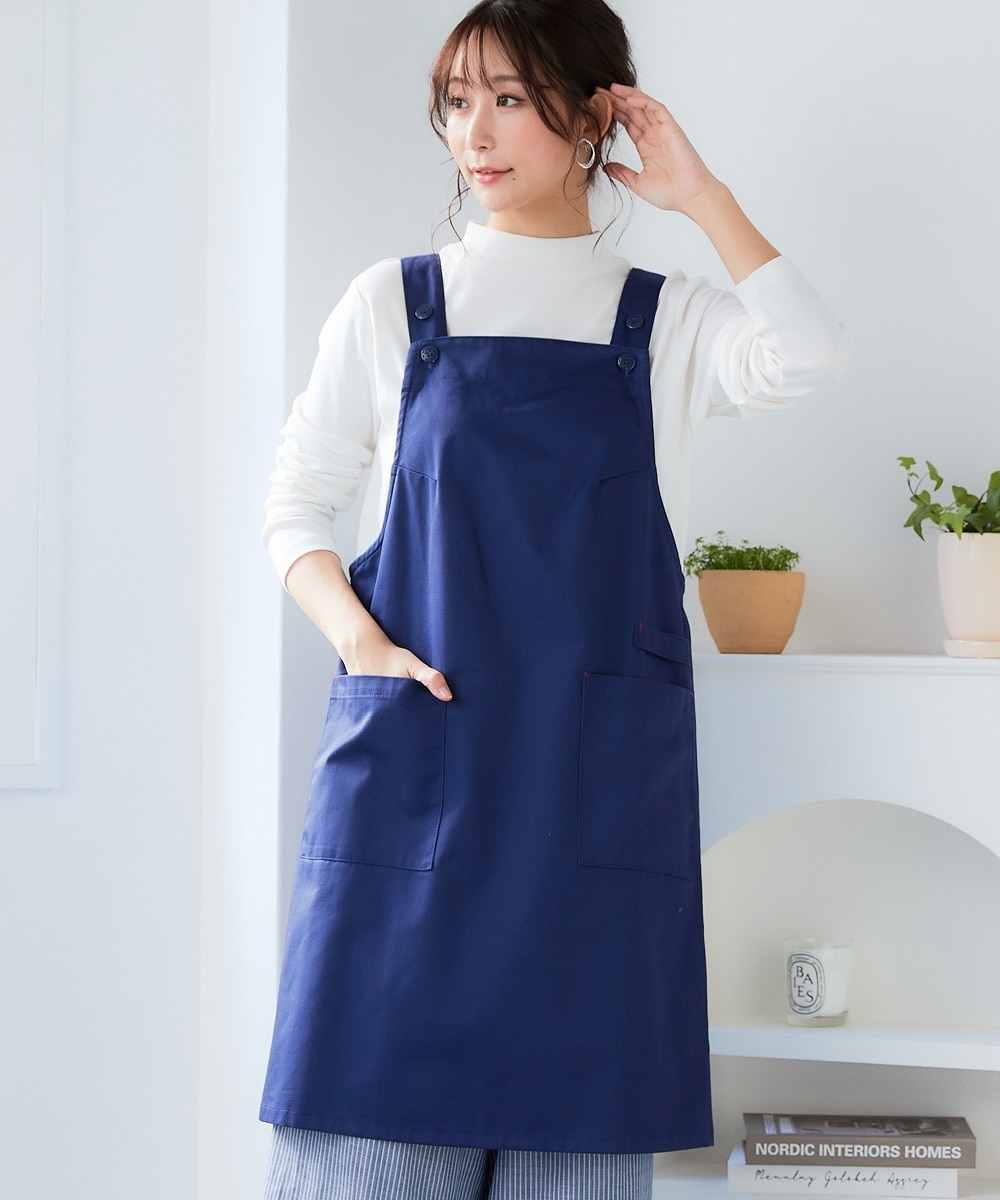 大きいサイズ＞ シンプルワークエプロン 通販【ニッセン】