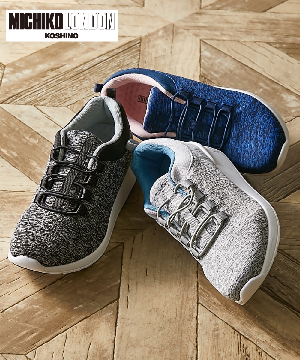 MICHIKO LONDON（ミチコロンドン）ゴム紐スニーカー 通販【ニッセン】