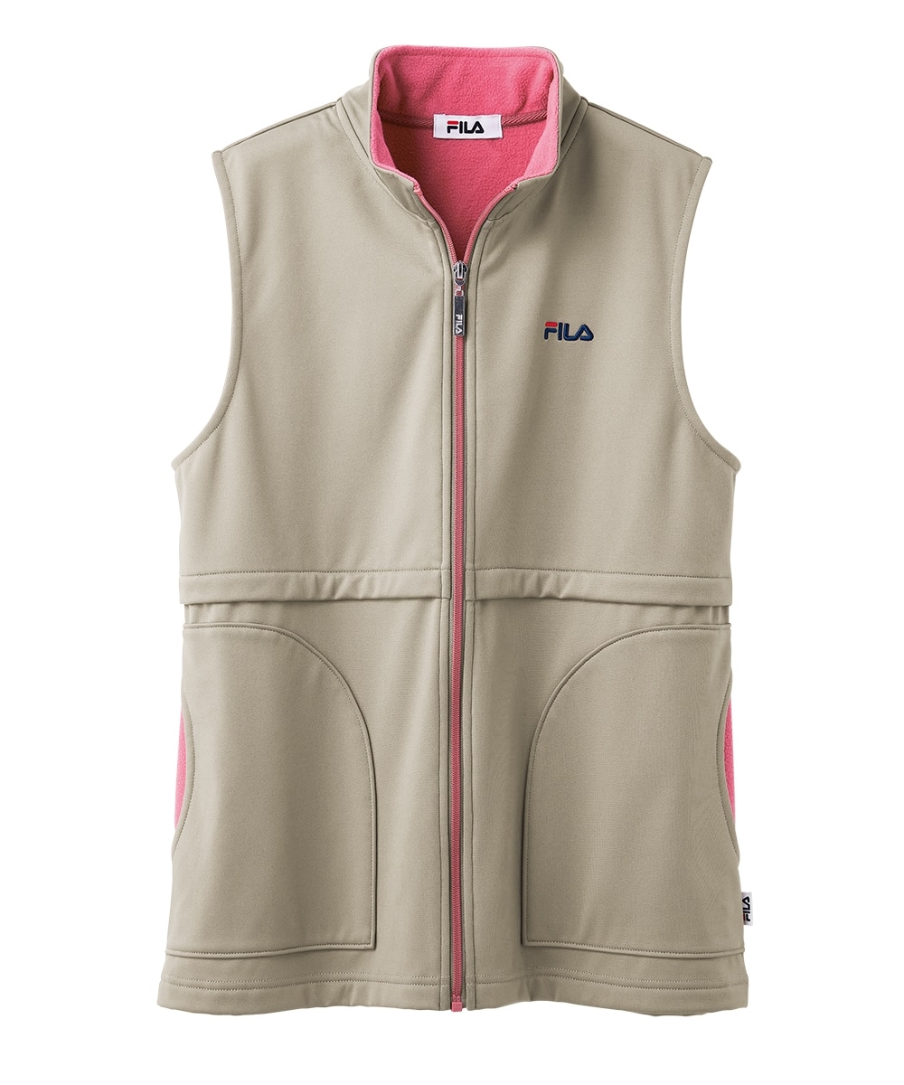 FILA〉防風ジャージベスト 通販【ニッセン】