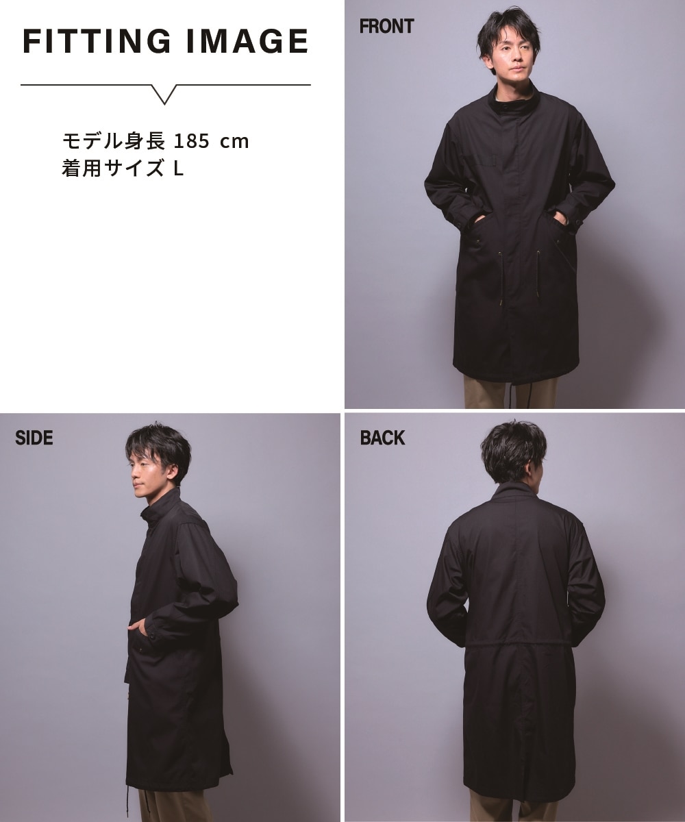 オーバーサイズモッズコート【大きいサイズ有】 はっ水 通販【ニッセン】