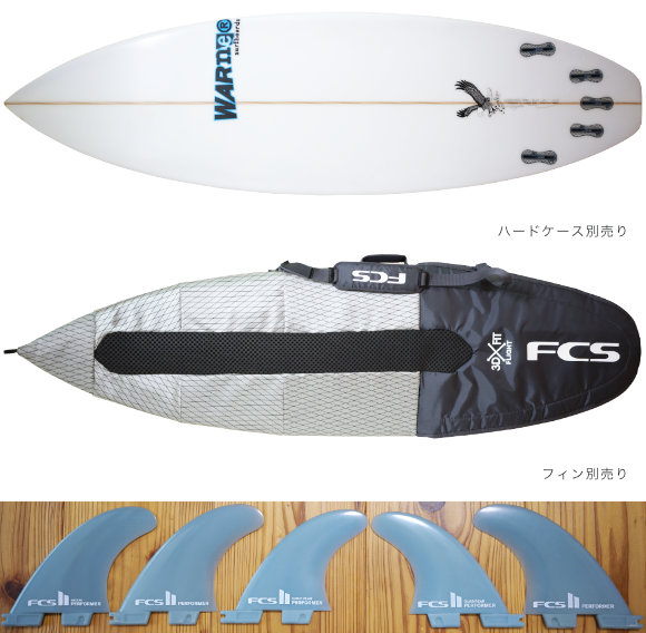 Warner ワーナーサーフボード SEA EAGLE 中古ショートボード 5`11 (No