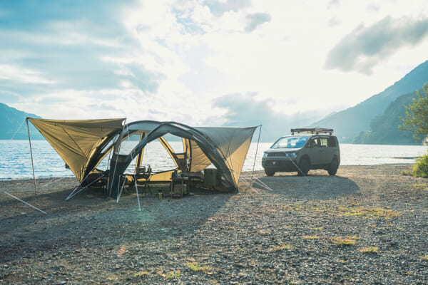 ogawa」が2025年最新モデルをお披露目！ お馴染みのロッジテントから