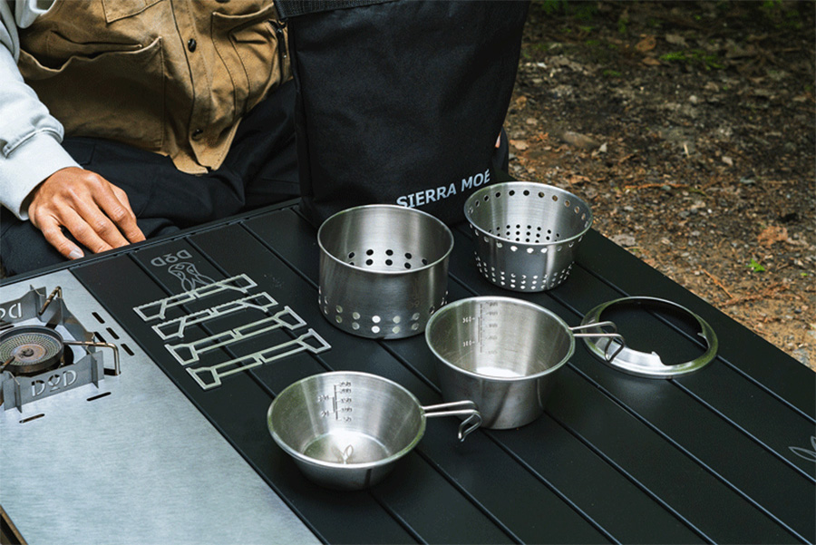 徒歩＆バイクキャンパー必見！ 「シェラカップ」と「スタッキング