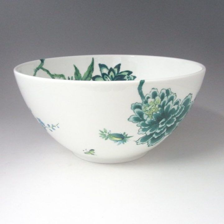 ウェッジウッド ジャスパーコンラン シノワズリ ホワイト サラダボール