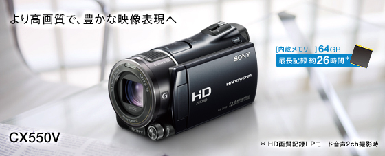 HDR-CX550V 特長 : 便利で快適な静止画機能 | デジタルビデオカメラ
