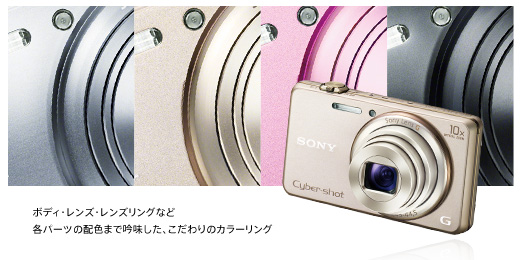 DSC-WX200 特長 : デザイン＆アクセサリー | デジタルスチルカメラ