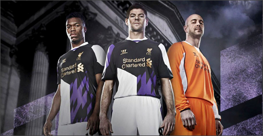 Liverpool Unveil 2013/14 Warrior Third Kit - SoccerBible