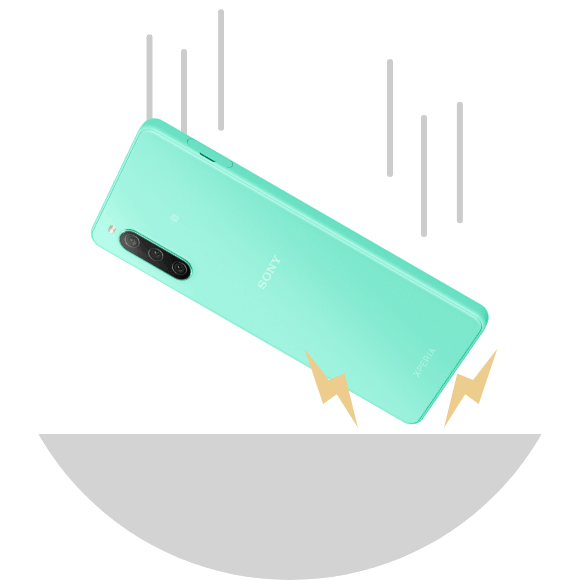 タフなボディ | Xperia 10 IV | スマホ体験ナビ