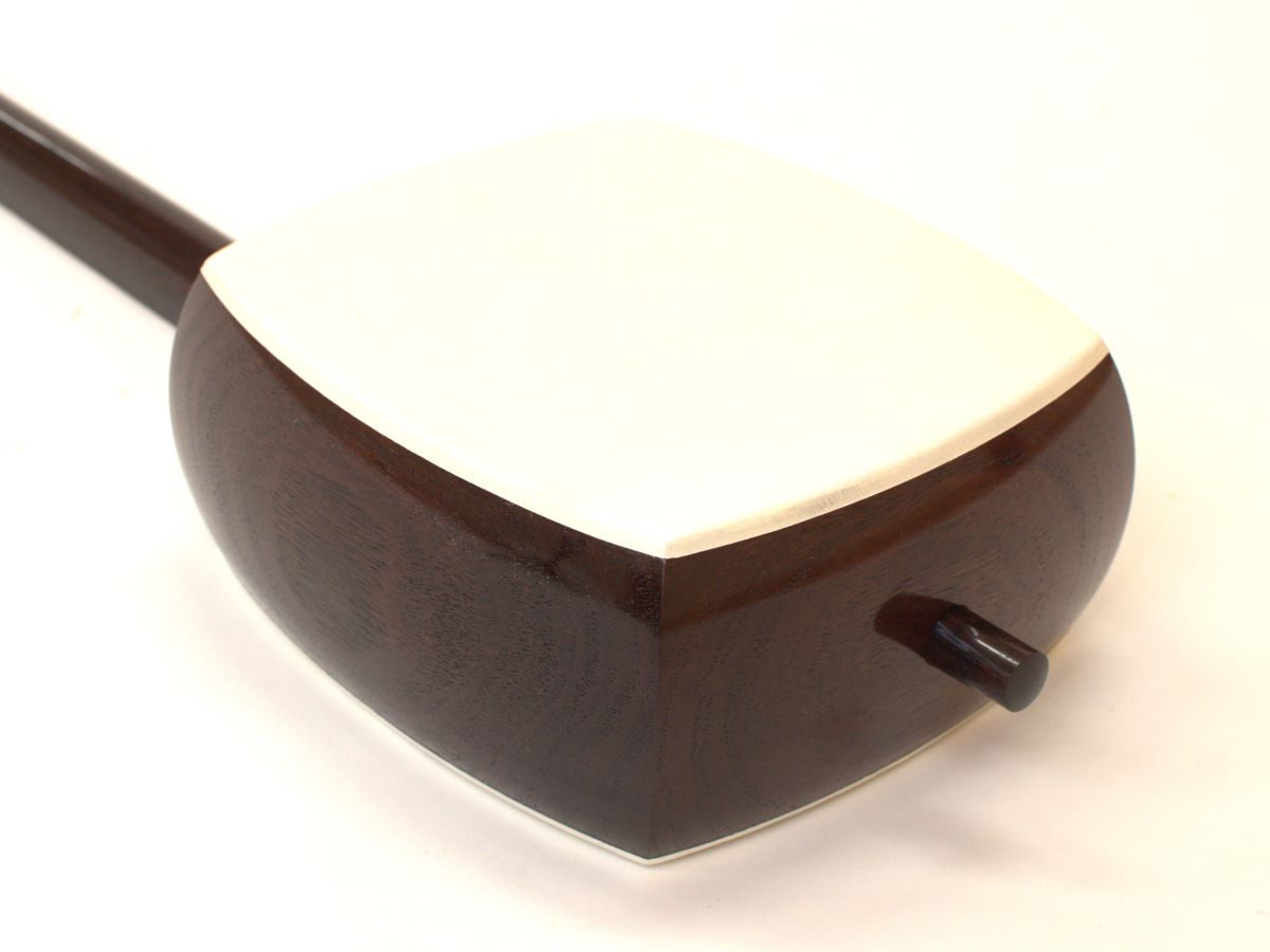 三味線 紅木製 太棹タイプ 津軽三味線 アンティーク バングル 唐木紅木