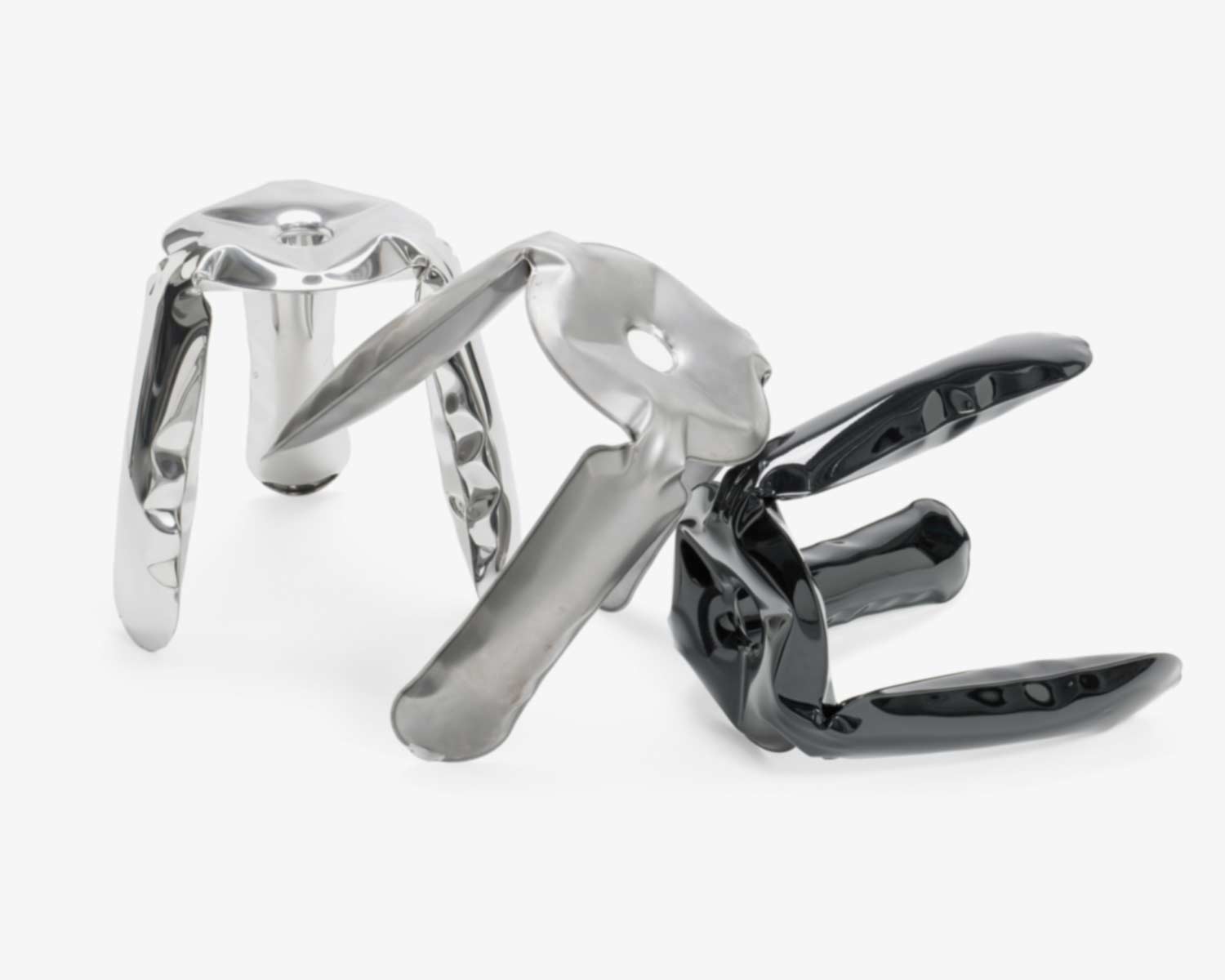 PLOPP Stool in Stainless Steel by Zieta | Shop Online