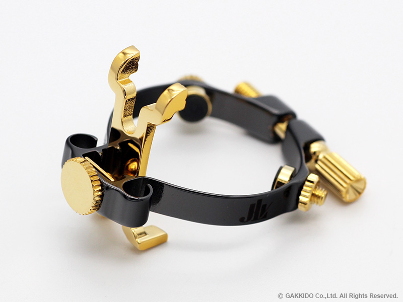 JLV テナーサックス用リガチャー 対応：ラバーマウスピース 【プラチナ