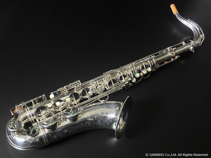 H.SELMER Super Balanced Action Tenor Sax Silver Plated Serial No