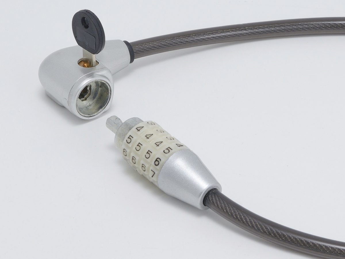 キー&ダイヤルが使えるロック 60cm ｜パーツ・用品・自転車商品