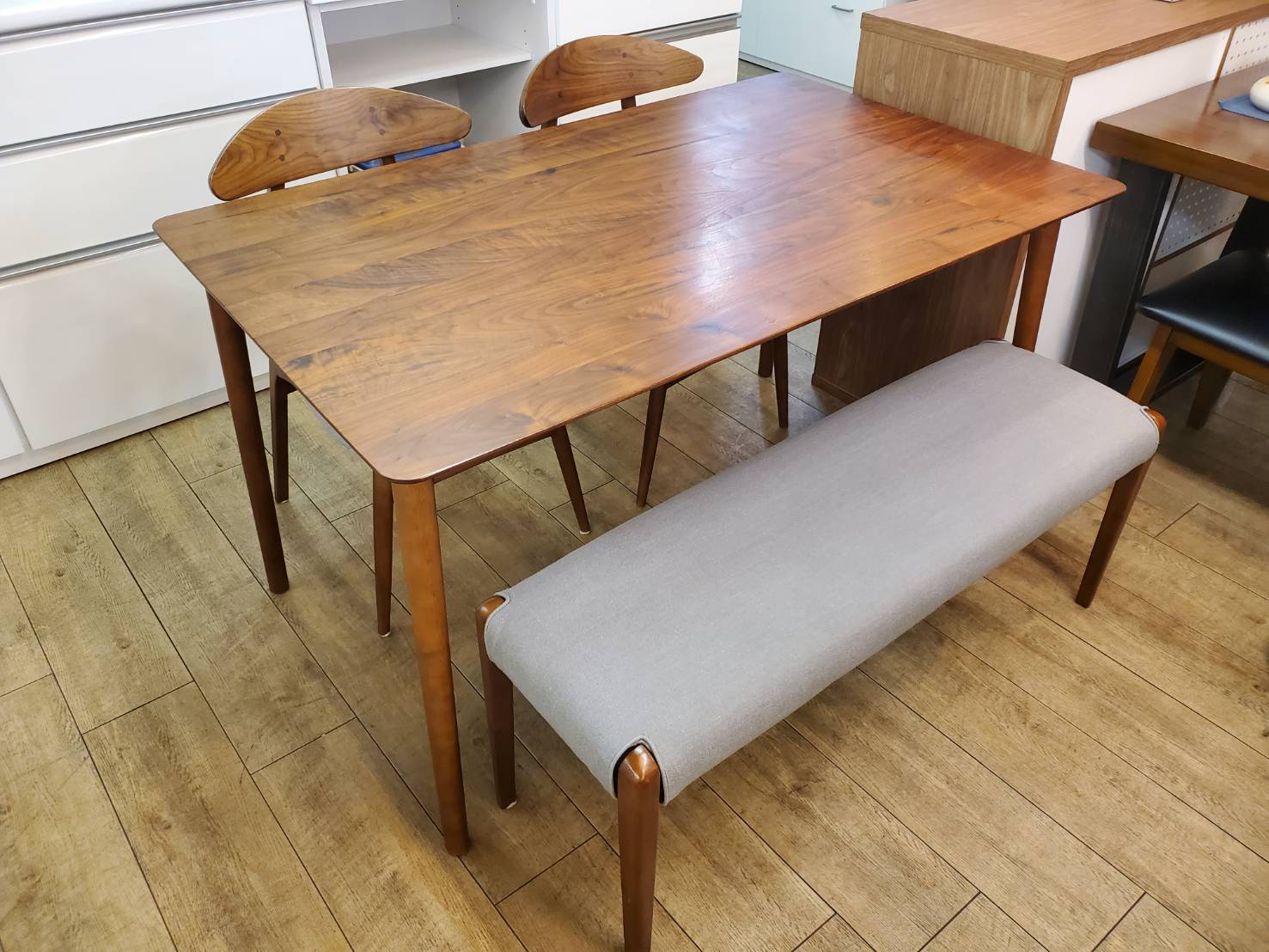 ☆KEYUCA ケユカ ベンチダイニング4点セット Kassel カッセルシリーズ