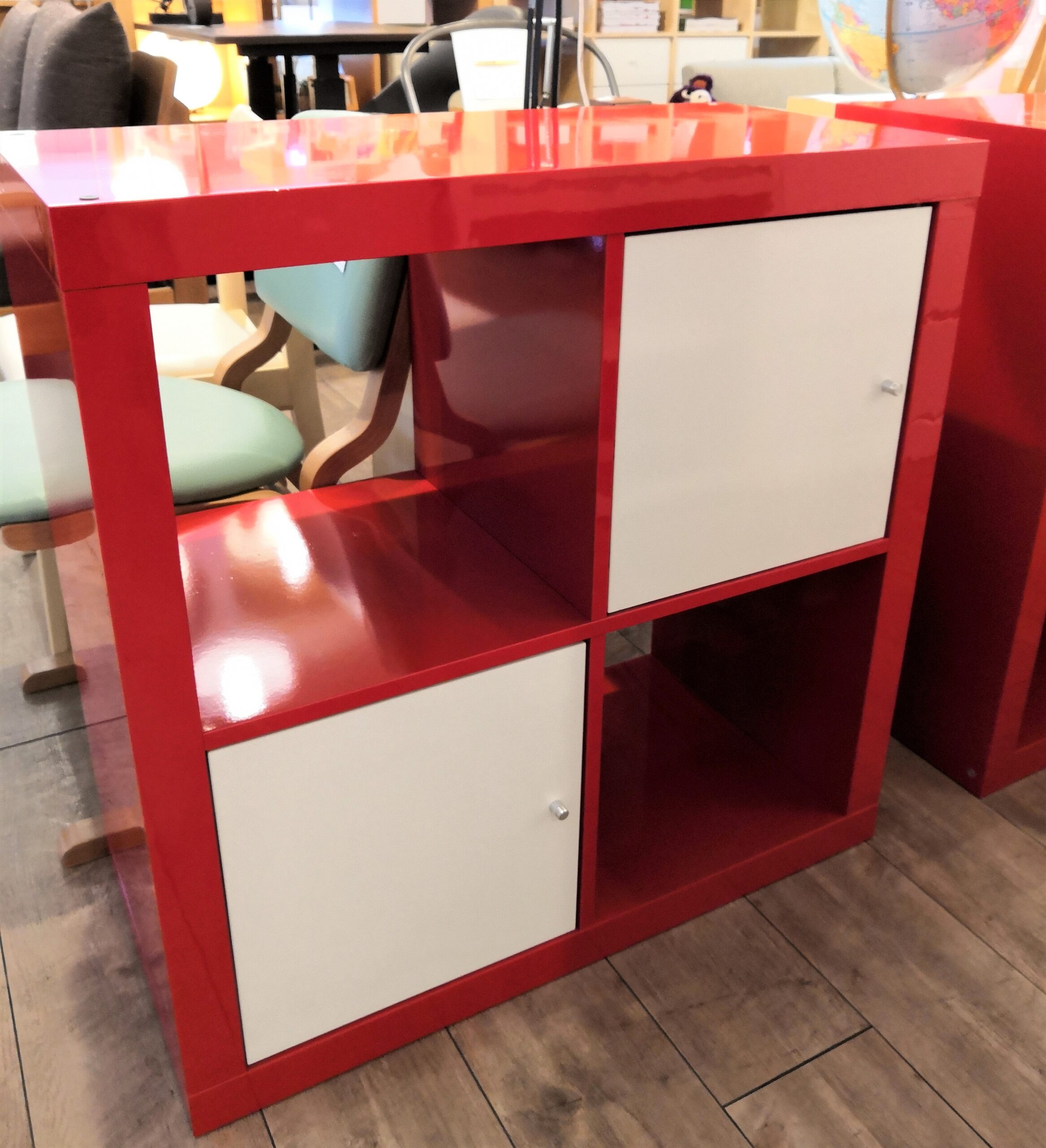 中古 】 IKEA イケア フリーラック 収納ラック EXPEDIT KALLAX