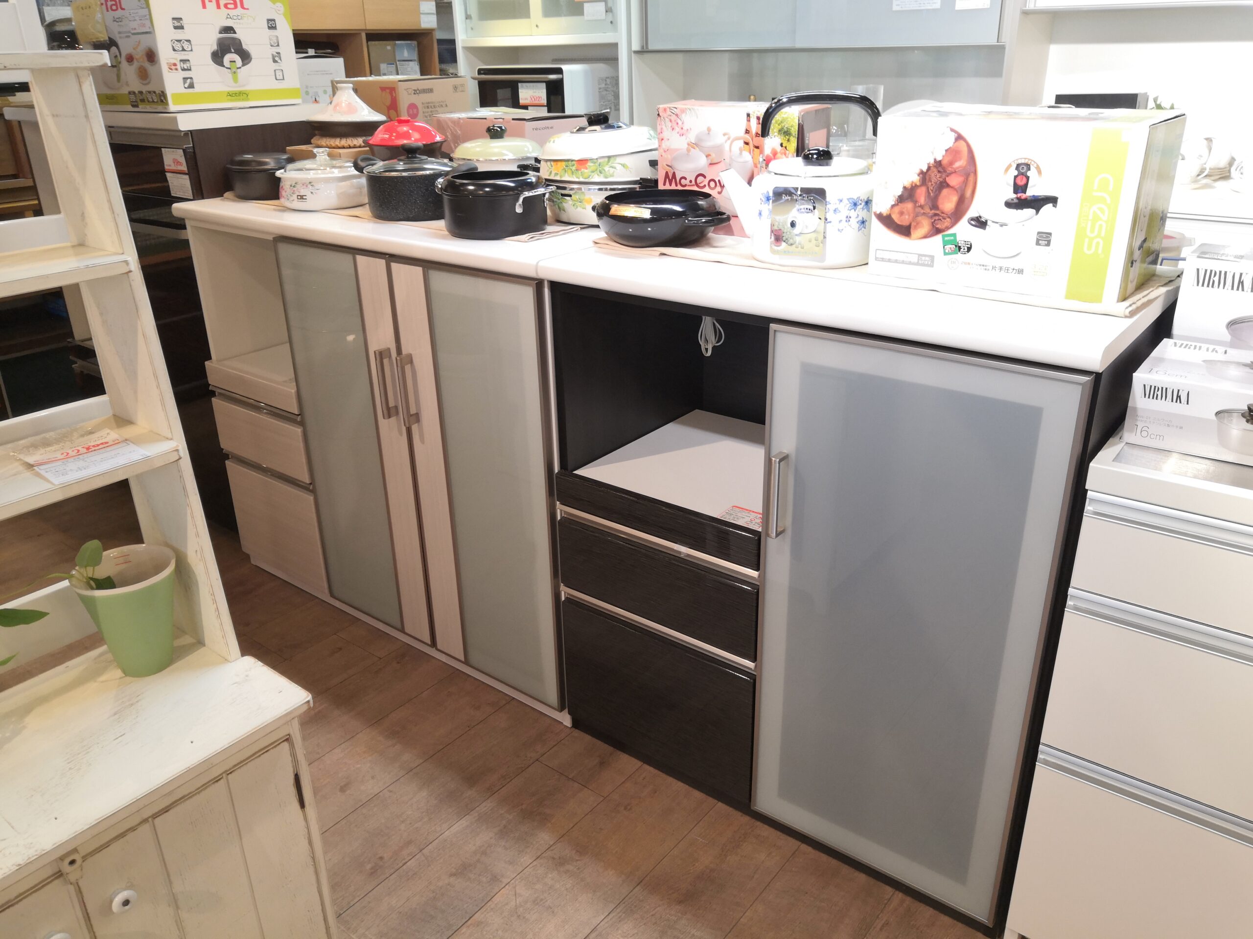 中古】 NITORI ニトリ Nポスティア ポスティア 背面化粧板 ブラック