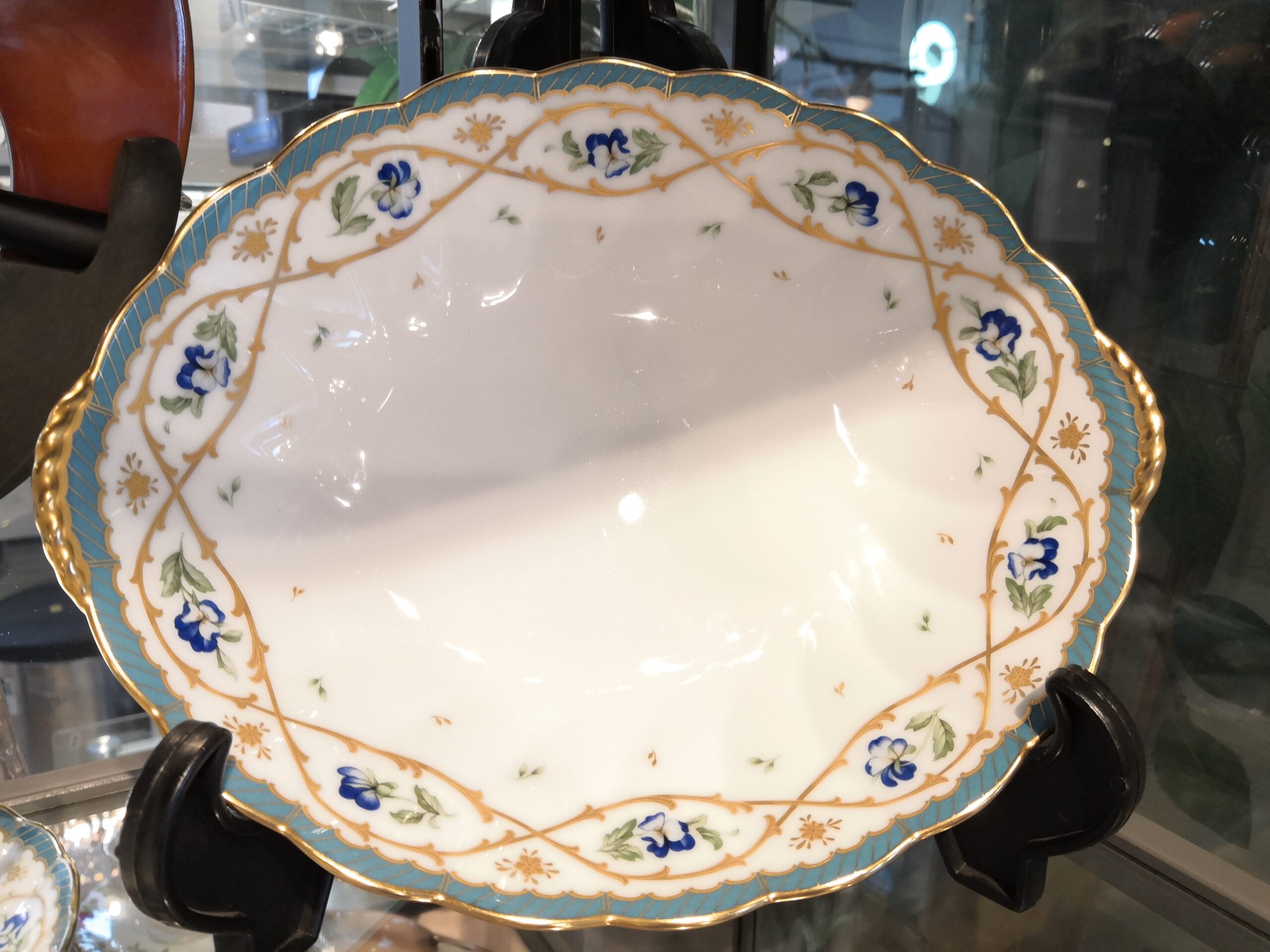 中古品】Noritake オールドノリタケ 最高級 金彩 白磁 1904 煙突マーク