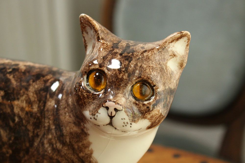 アンティーク雑貨/ビンテージ・WINSTANLEY CAT/ケンジントンキャット