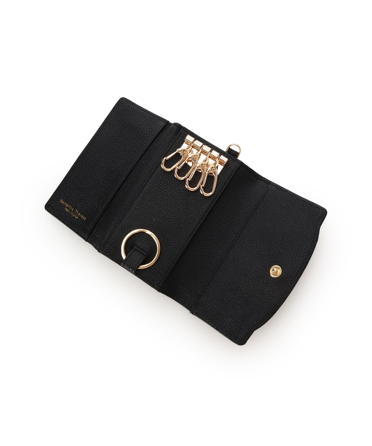 ラメフラワービジュー キーケース(FREE ブラック): Samantha Thavasa