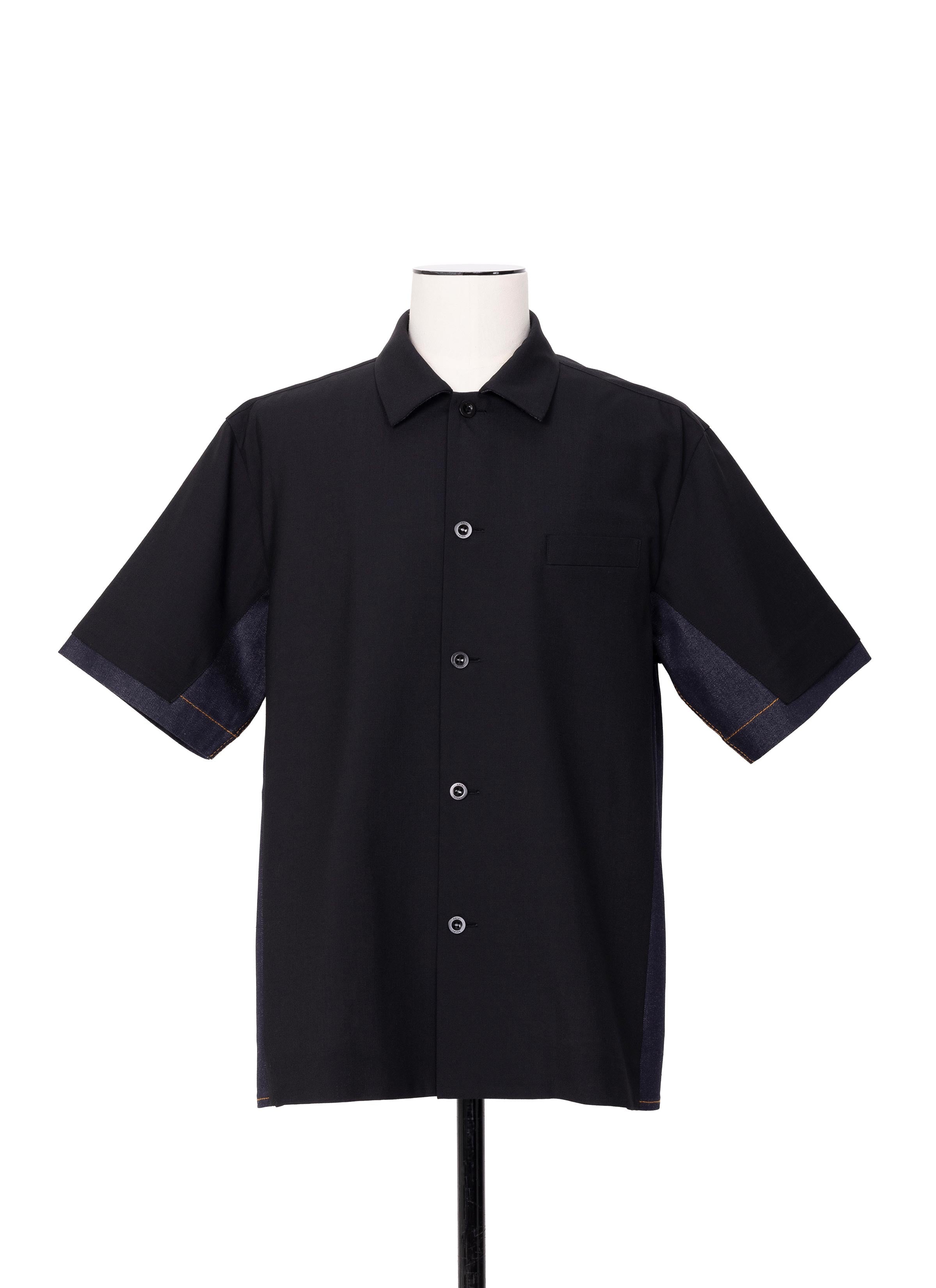 Suiting x Denim Shirt | sacai Official Store サカイ オフィシャル