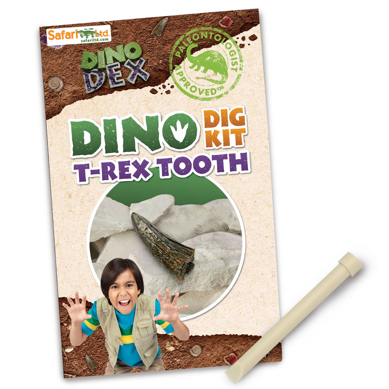 Dino Dexter Dino Tyrannosaurus Rex Tooth Dig Kit | Safari Ltd®