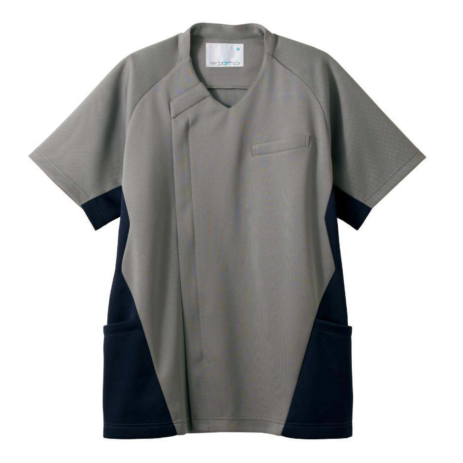 MS859-09｜スクラブ（ジップアップ） - Medical｜住商モンブラン｜白衣