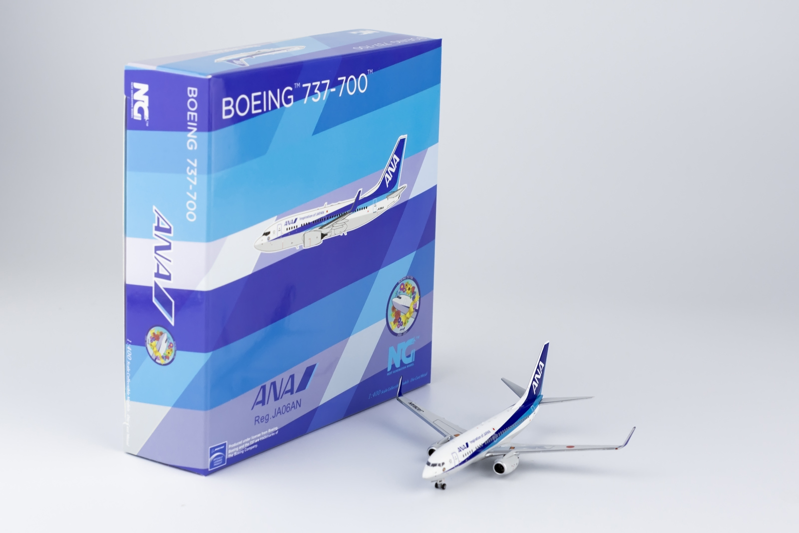 航空機・ヘリコプター NG Models 1/400 ANA B737-700 JA02AN 航空機