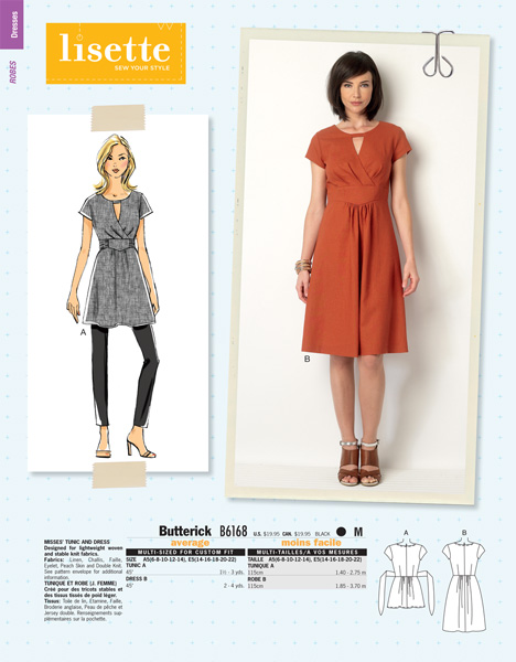 Butterick B6168 | Patterns | Lisette