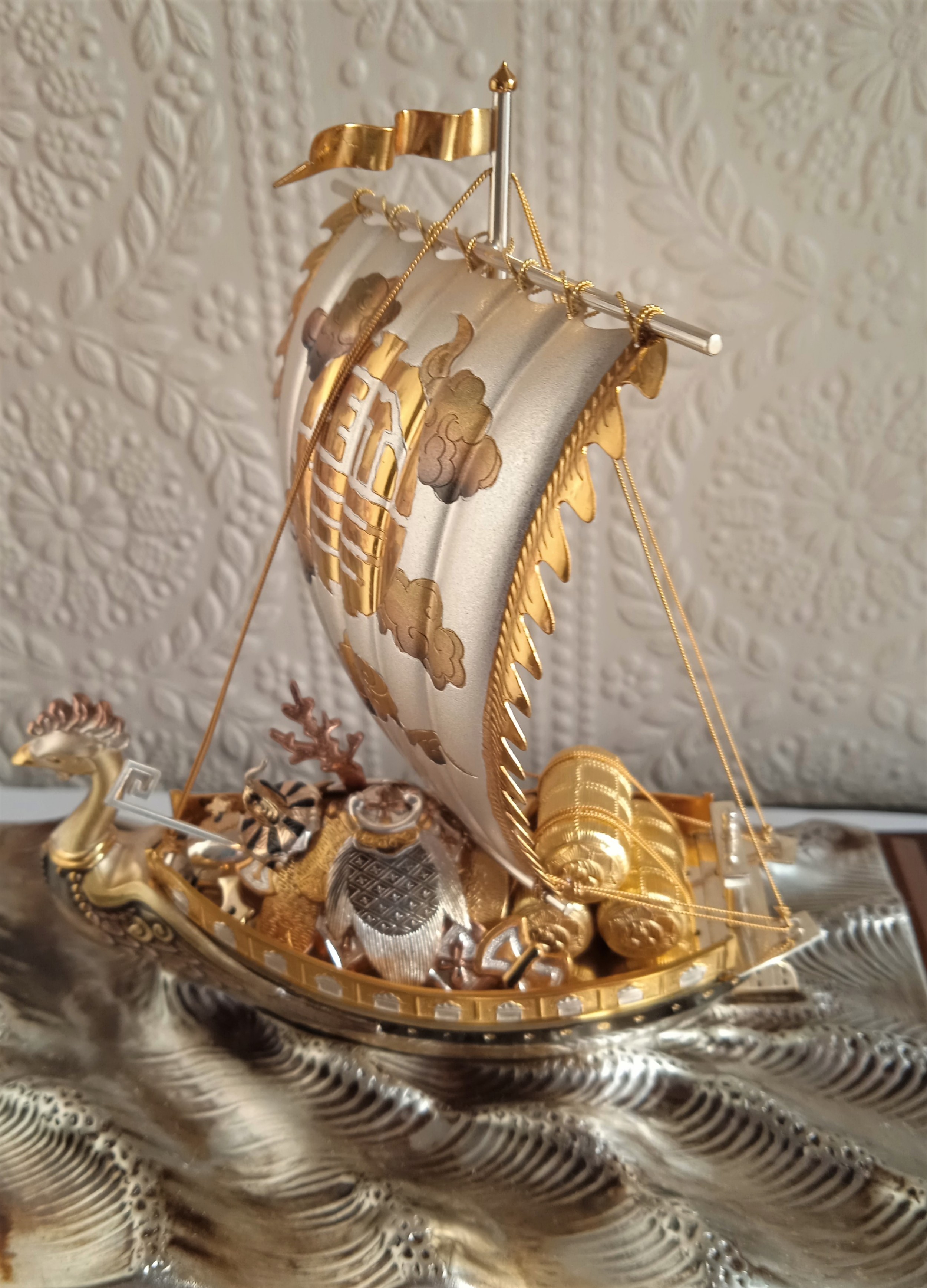 Japanese Takarabune In 985 Silver