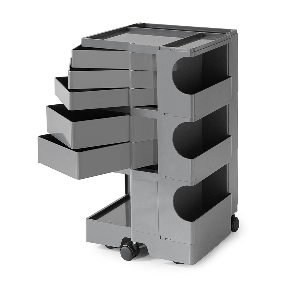 ボビーワゴン 3段5トレイ / トルネードグレーB-Line（ビーライン