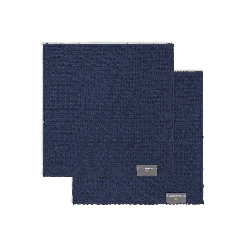 ディッシュクロス ノール 27×27cm 2枚入 / ダークブルーGeorg Jensen