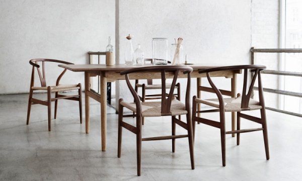 Yチェア CH24 SH43cm / ウォルナット材 オイル仕上げ 日本サイズCarl