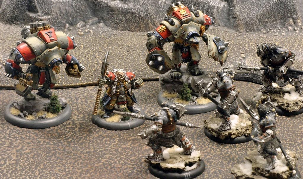 Warmachine のフィギュアセット メインはhordes Miniatures Game
