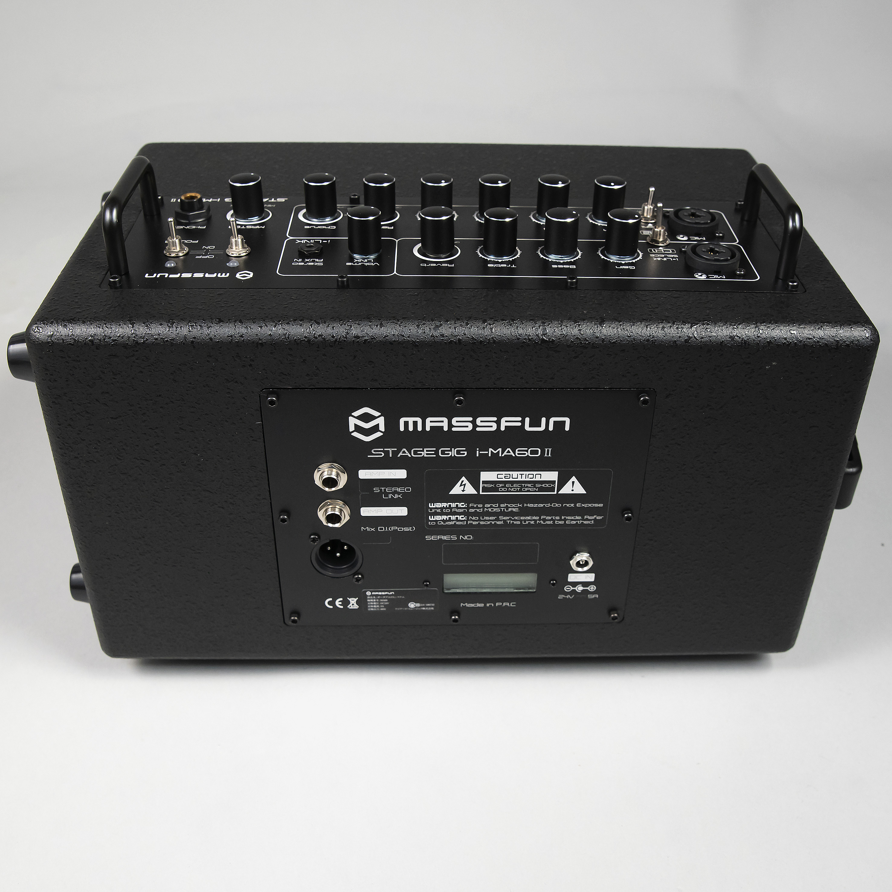 ポータブルアンプ】MASSFUN／i-MA60Ⅱ軽量で様々な機能を備えたモデル