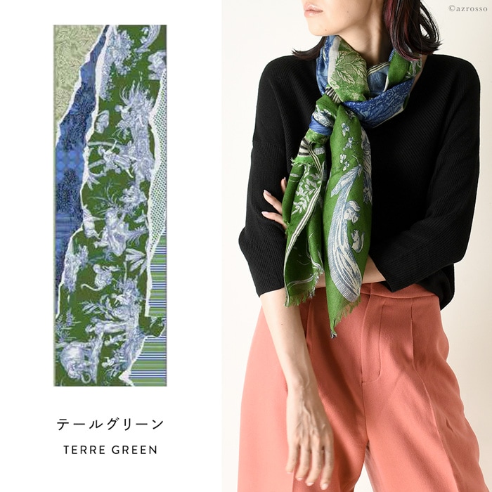 1枚で簡単おしゃれが成立。イヌイエディションズ の大判ストール