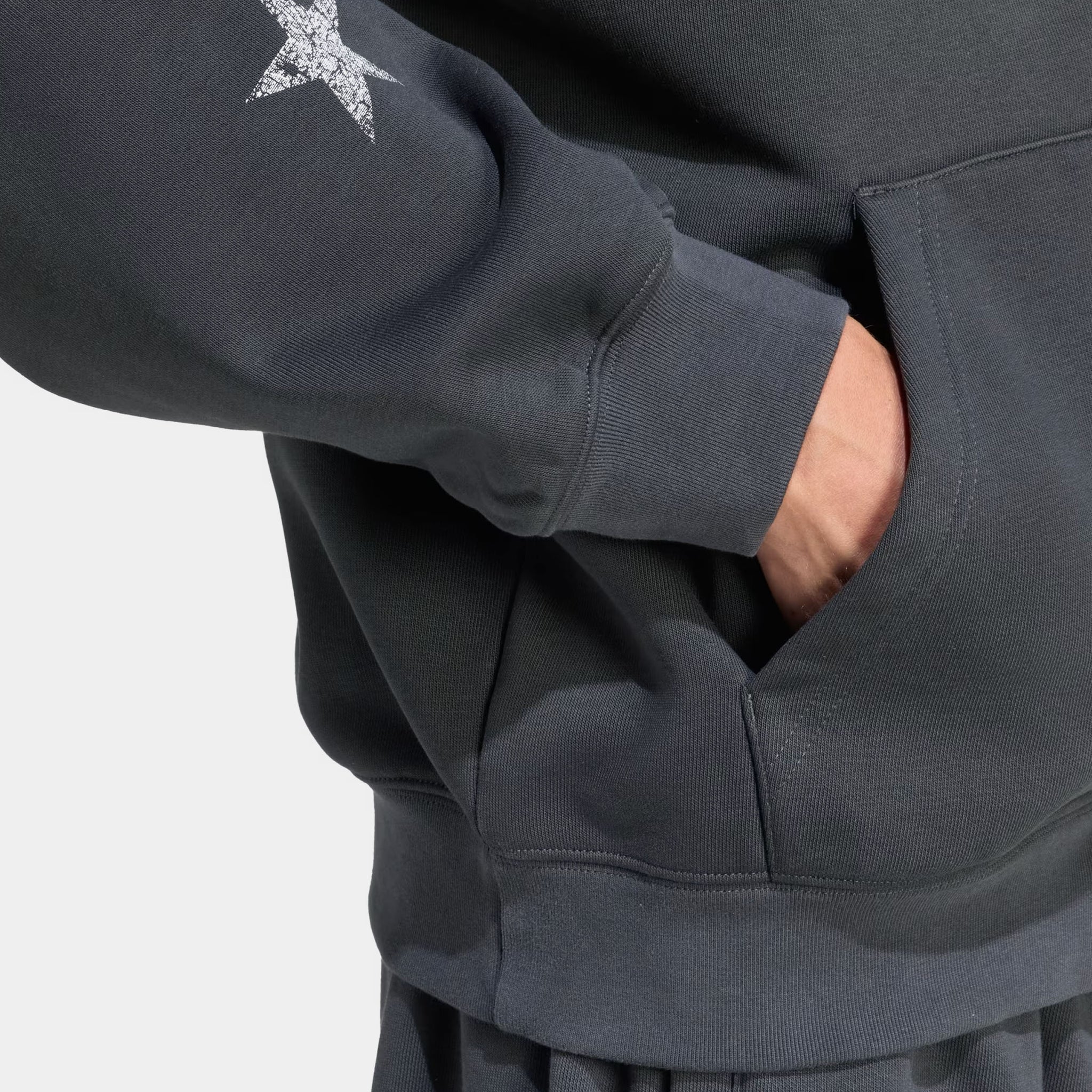 adidas Originals Department Graphic Full Zip Mens Hoodie Carbon