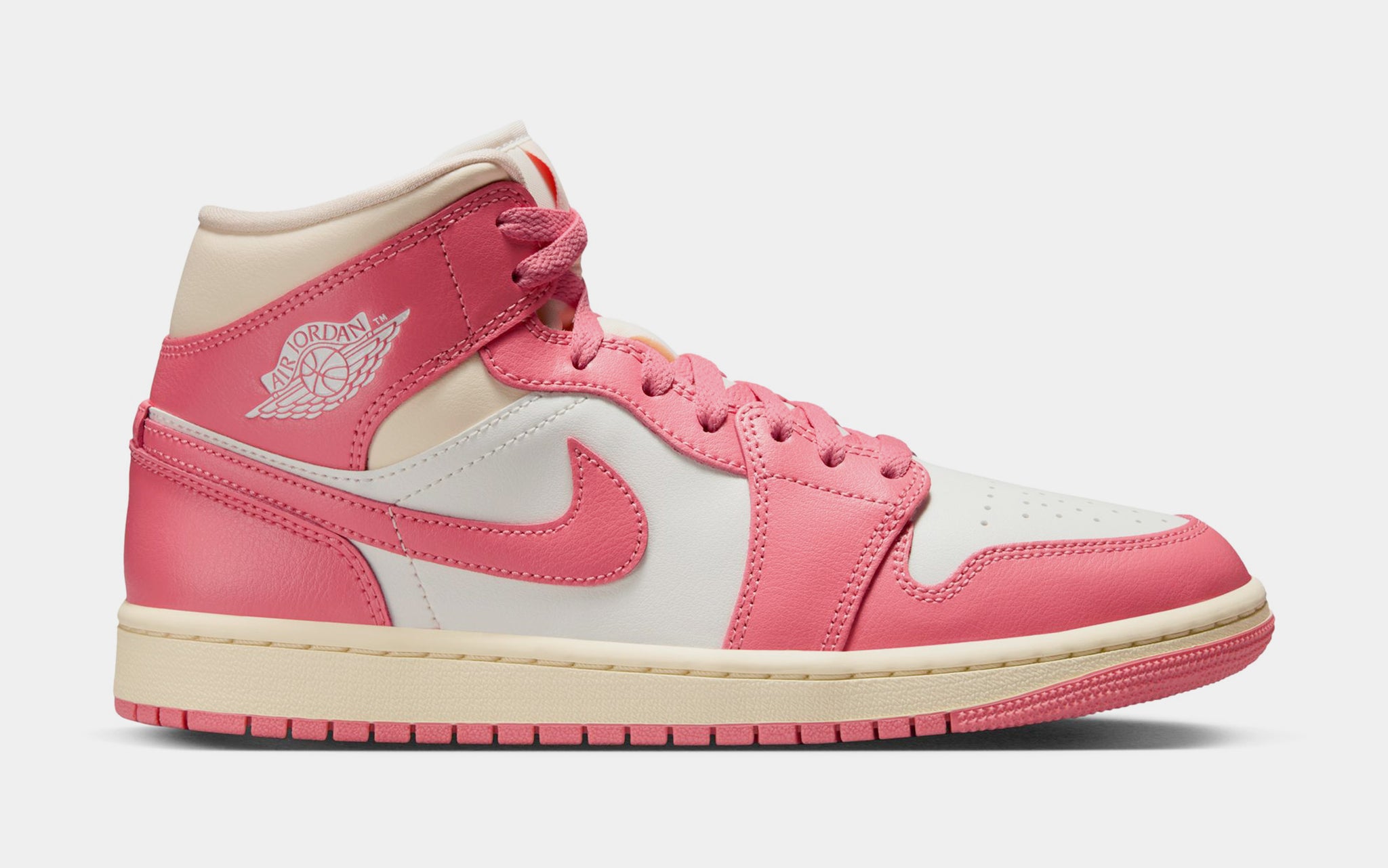 Jordan Air Jordan 1 Mid Womens Lifestyle Shoes Sail Guava Ice