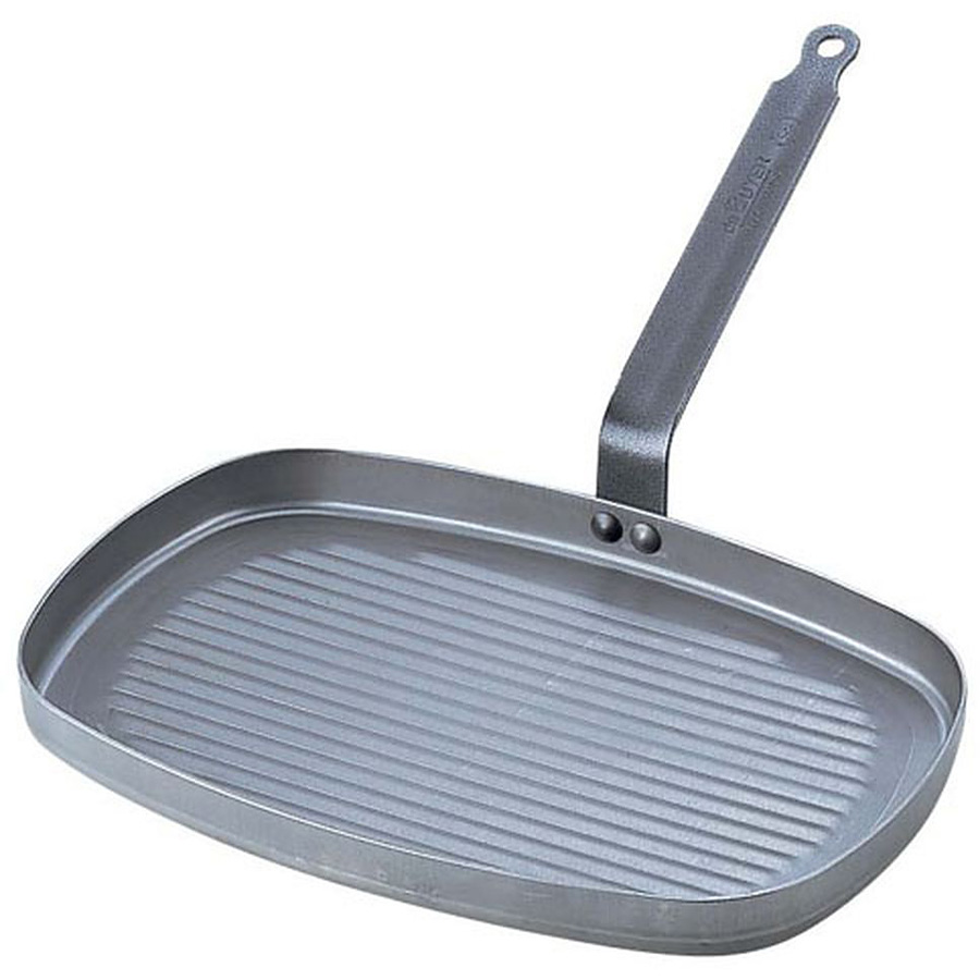 デバイヤー 鉄 グリルパン 長方型 5540.38 - 調理器具のSHOKUBI