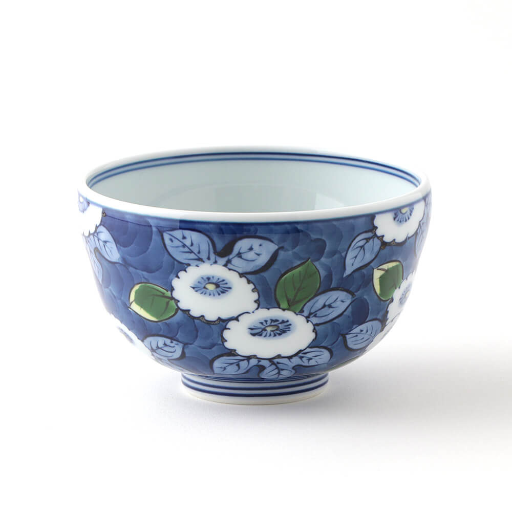 染錦花文濃 飯碗 ｜ 有田焼の源右衛門窯公式オンラインショップ