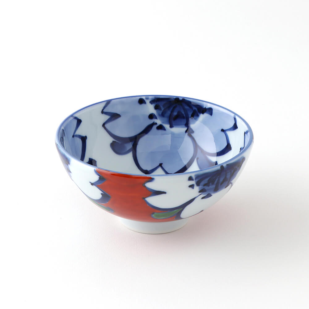 赤濃桜絵 飯碗 ｜ 有田焼の源右衛門窯公式オンラインショップ