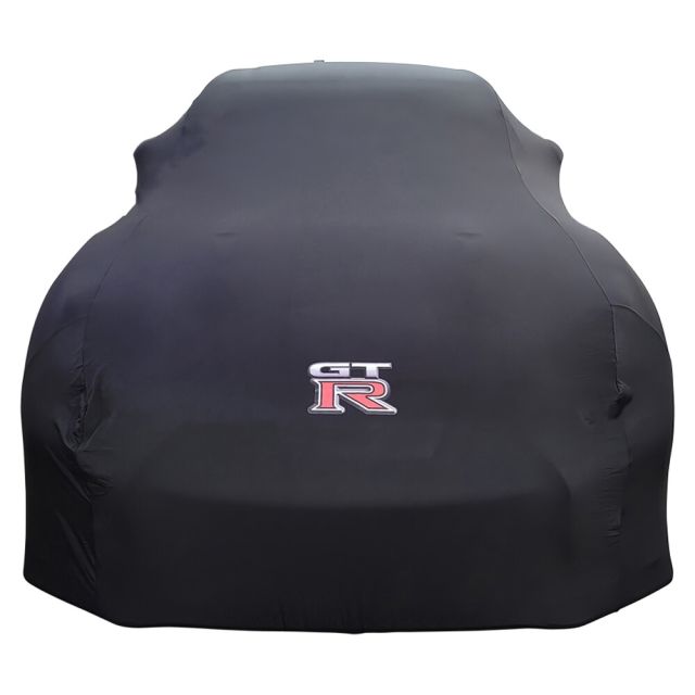 Indoor car cover Nissan GT-R R35 Berlin Black with print | 365