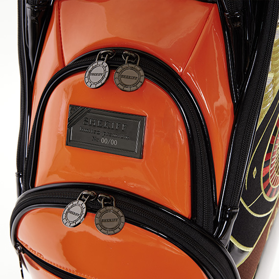 SCA-010CB.ブラック×オレンジ（エナメル） – キャディバッグ・ゴルフ