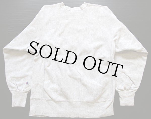 90s USA製 Championチャンピオン 無地 目無し リバースウィーブ