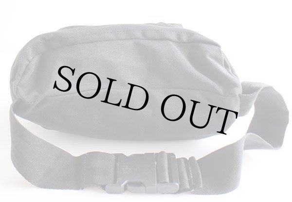 90s USA製 EASTPAKイーストパック レザー×ナイロン ウエストバッグ 黒