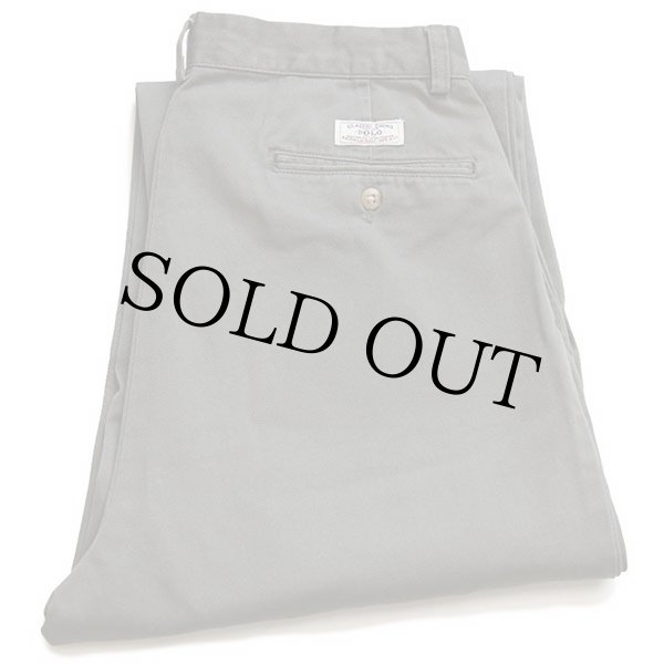 90s ポロ ラルフローレン ANDREW PANT ツータック コットン チノパン