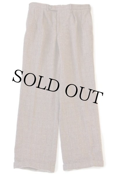 90s ポロ ラルフローレン チェック ツータック スラックス ツイード