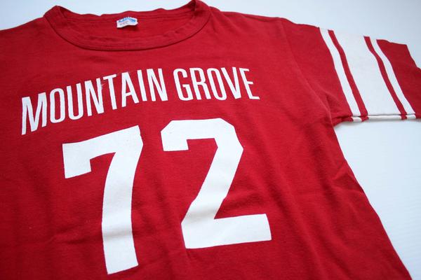 70s USA製 Championチャンピオン 72 ナンバリング フットボールTシャツ