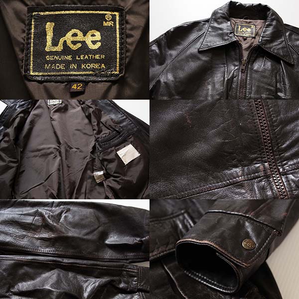 70's Leeリー レザージャケット 42 - Sixpacjoe Web Shop