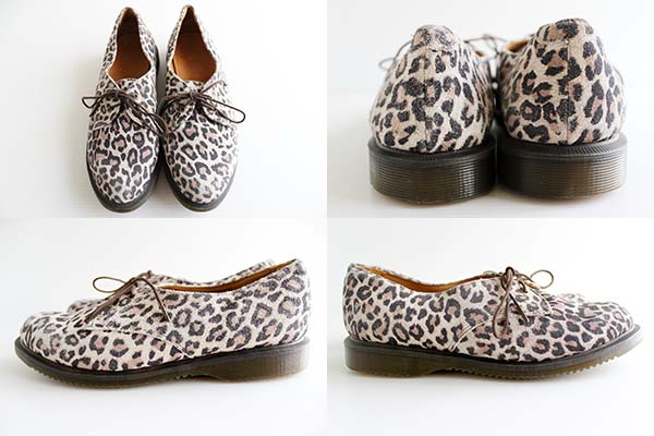 ドクターマーチン レオパード柄 スエード レザーシューズ UK7